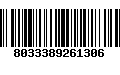 Código de Barras 8033389261306