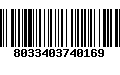 Código de Barras 8033403740169