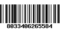 Código de Barras 8033406265584