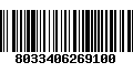 Código de Barras 8033406269100