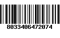 Código de Barras 8033406472074