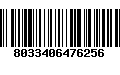 Código de Barras 8033406476256