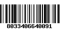 Código de Barras 8033406640091