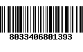 Código de Barras 8033406801393