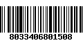 Código de Barras 8033406801508