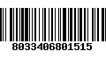 Código de Barras 8033406801515