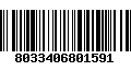 Código de Barras 8033406801591