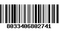 Código de Barras 8033406802741