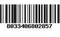 Código de Barras 8033406802857