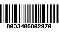 Código de Barras 8033406802970