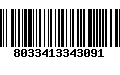 Código de Barras 8033413343091