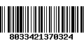 Código de Barras 8033421370324