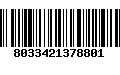 Código de Barras 8033421378801