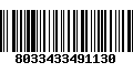 Código de Barras 8033433491130