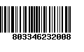 Código de Barras 803346232008