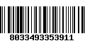 Código de Barras 8033493353911