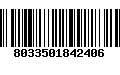 Código de Barras 8033501842406