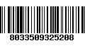 Código de Barras 8033509325208