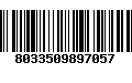 Código de Barras 8033509897057