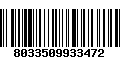 Código de Barras 8033509933472