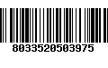 Código de Barras 8033520503975