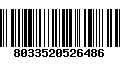 Código de Barras 8033520526486