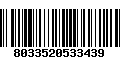 Código de Barras 8033520533439