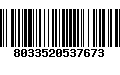 Código de Barras 8033520537673