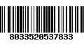 Código de Barras 8033520537833