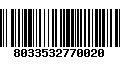 Código de Barras 8033532770020