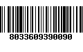 Código de Barras 8033609390090