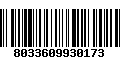 Código de Barras 8033609930173