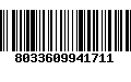 Código de Barras 8033609941711