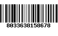 Código de Barras 8033638158678