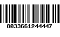 Código de Barras 8033661244447
