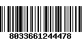 Código de Barras 8033661244478