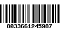 Código de Barras 8033661245987