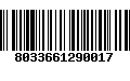Código de Barras 8033661290017