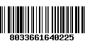 Código de Barras 8033661640225