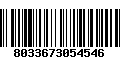 Código de Barras 8033673054546