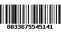 Código de Barras 8033675545141