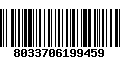 Código de Barras 8033706199459