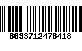 Código de Barras 8033712478418