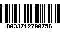 Código de Barras 8033712790756