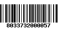 Código de Barras 8033732000057