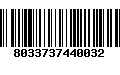 Código de Barras 8033737440032