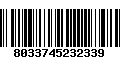 Código de Barras 8033745232339