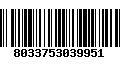 Código de Barras 8033753039951