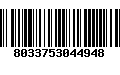 Código de Barras 8033753044948