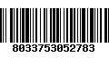 Código de Barras 8033753052783